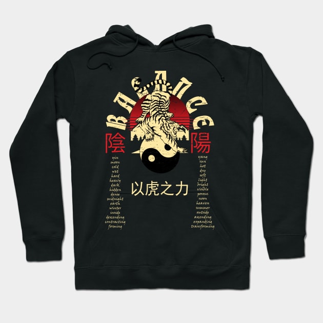 Ying and Yang Tiger Hoodie by BC- One- Shop